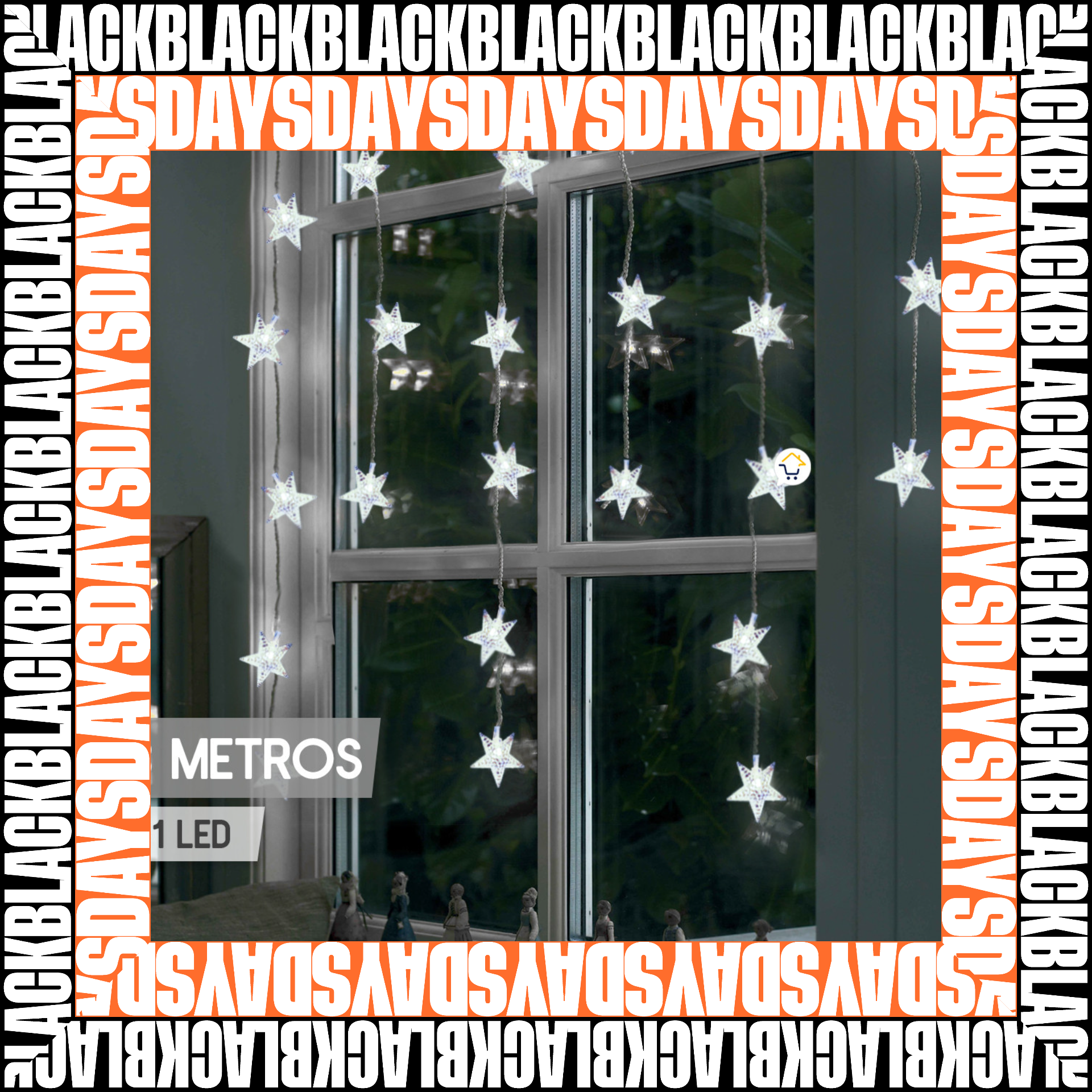 Cortina Estrellas 3M ZE019 Black Days